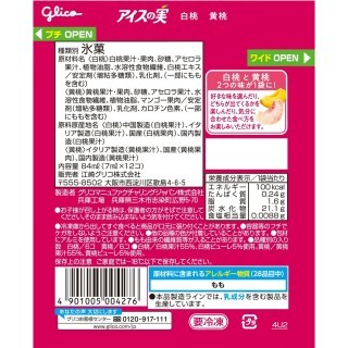 アイスの実 白桃黄桃 展開図